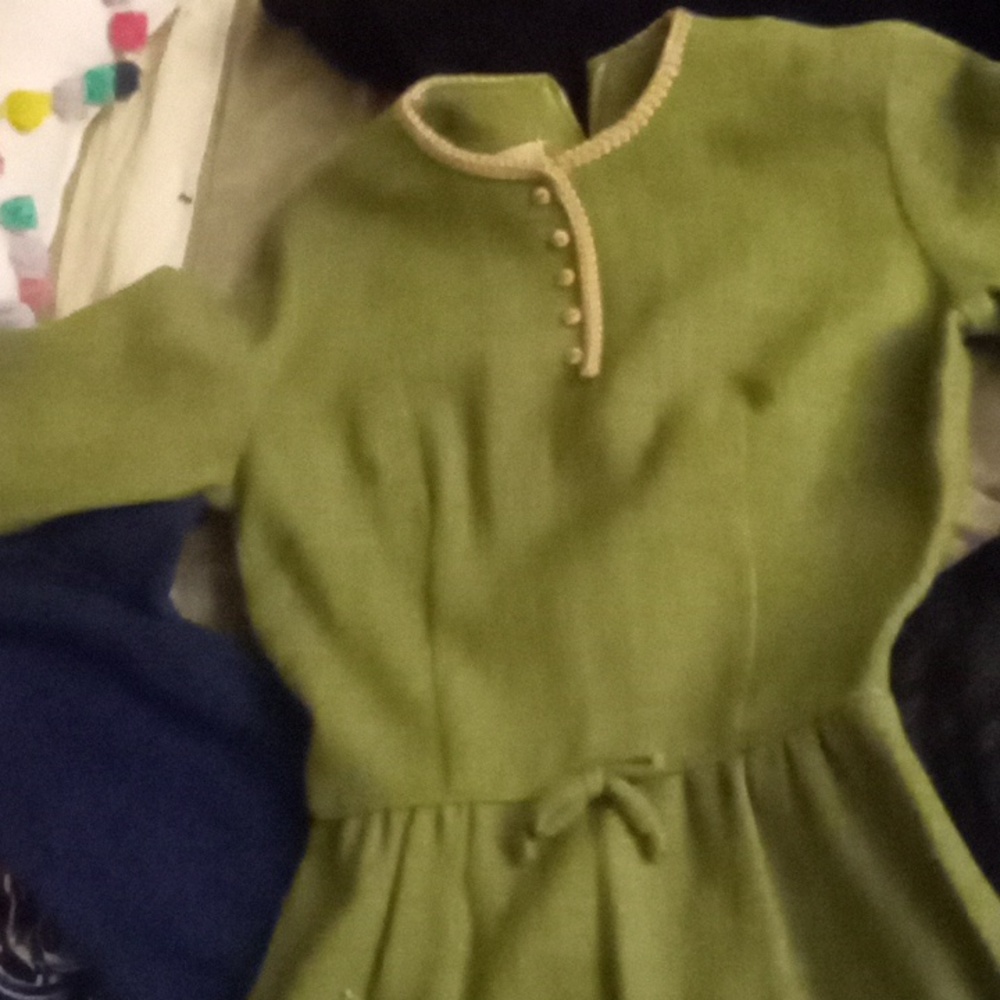 like new vintage wool dress